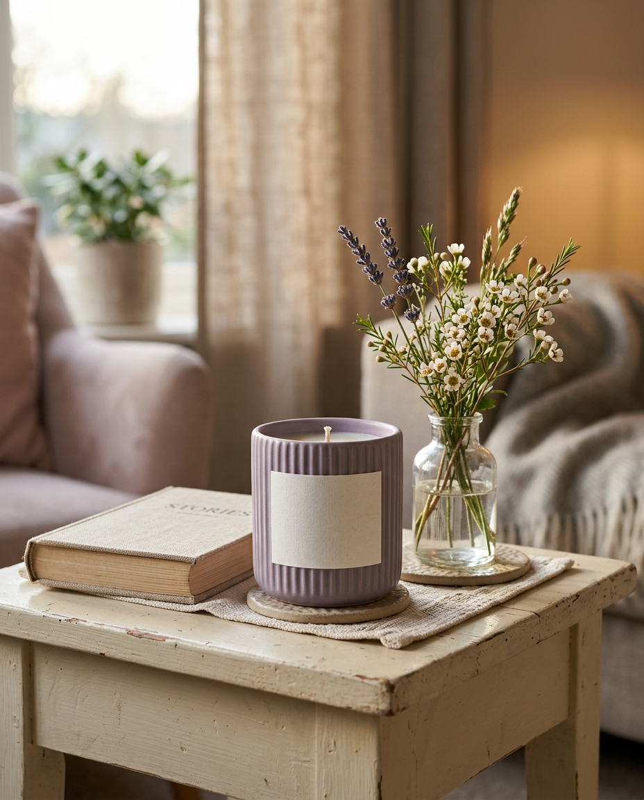 Lavender Home Candle